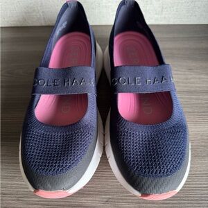 Cole Haan Blue and Pink Sneakers with Breathable Mesh
